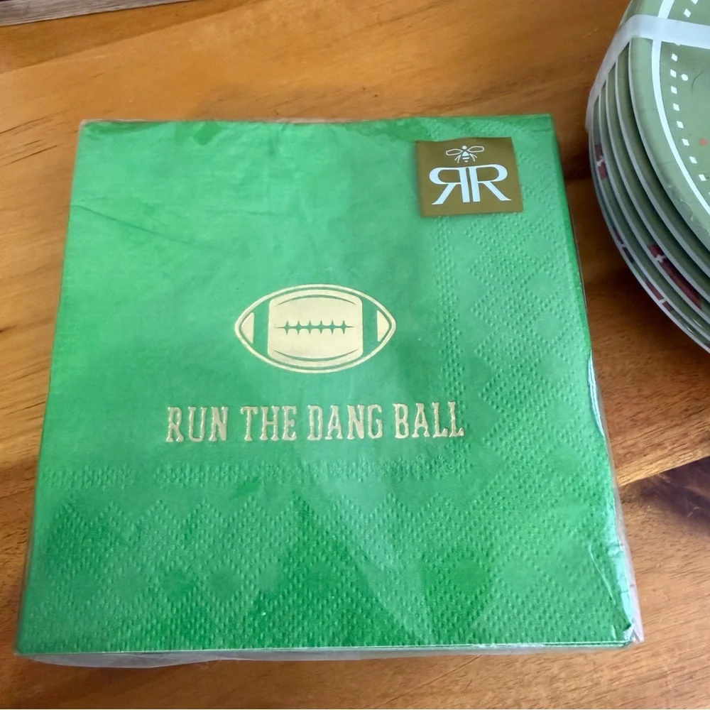 4 piece football party decorations